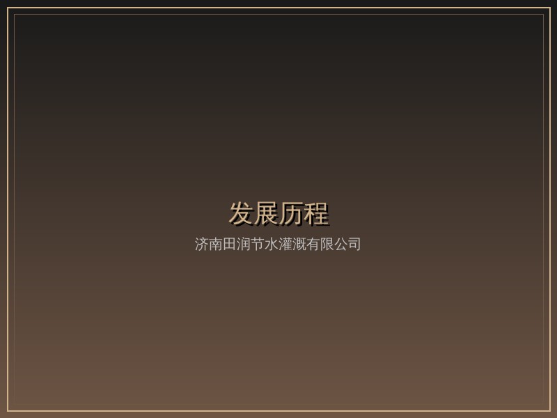 发展历程